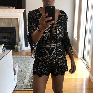 Saylor Lace Romper